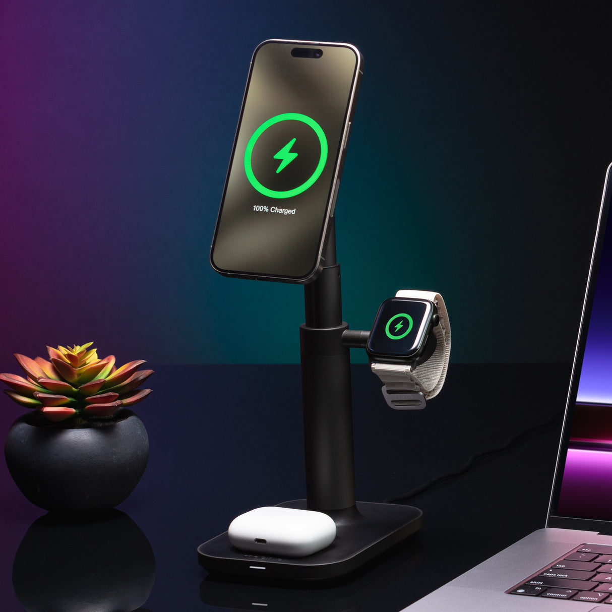 Mophie 3-in-1 expandable stand with magSafe