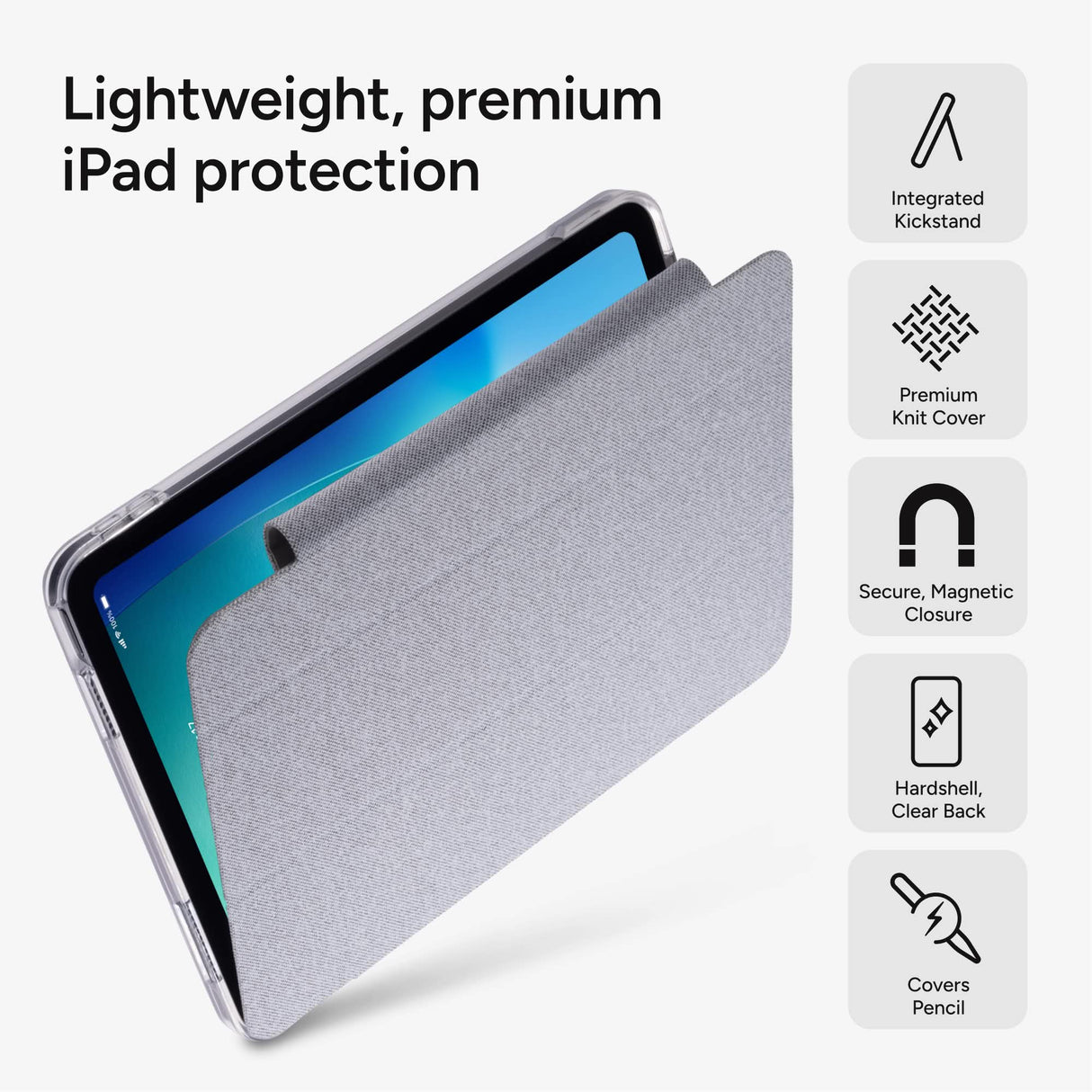 Mophie | Knit Pro Folio For 11 inch iPad Air (M4/M3/M2), 10.9 inch iPad Air ( Gen 5/4)
