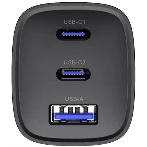 Havit 65W USB-C Fast Charger – PD GaN 3-Port Wall Adapter for Laptop, Phone & Tablet