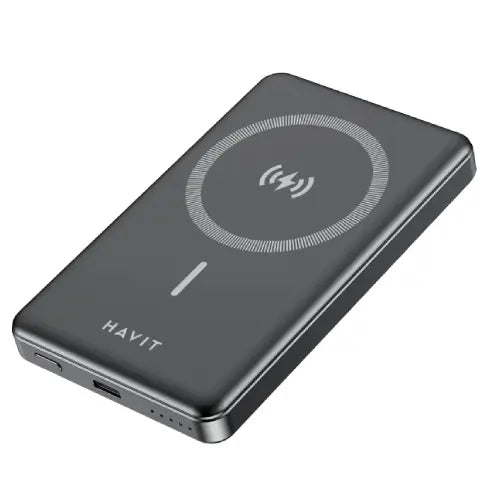 Havit 10000mAh MagSafe Charger – Compact, Fast Wireless & USB-C Power Bank