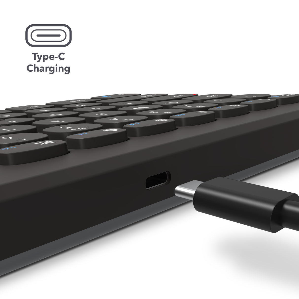 ZAGG MULTI PAIRING FULL SIZE KEYBOARD WITH WIRELESS CHARGING