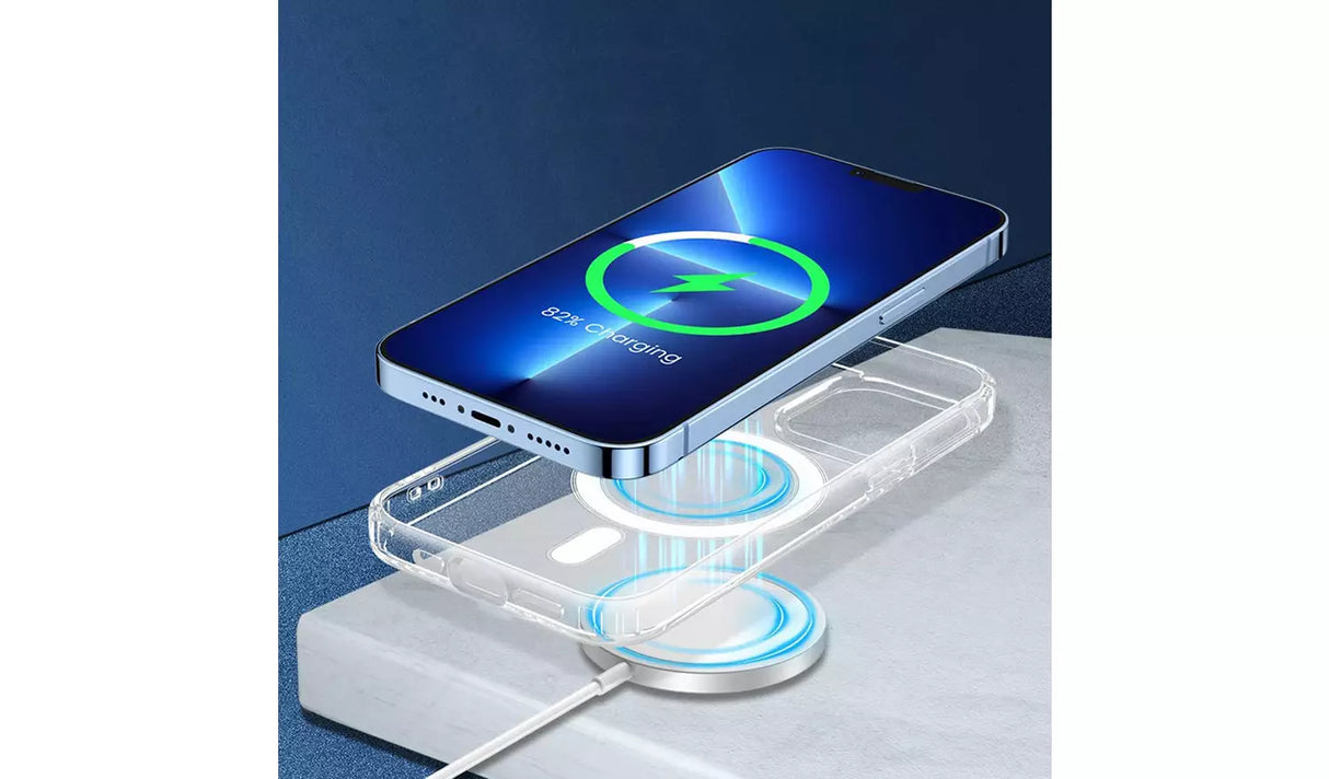 iPhone 14 Plus Clear Protective Case with MagSafe