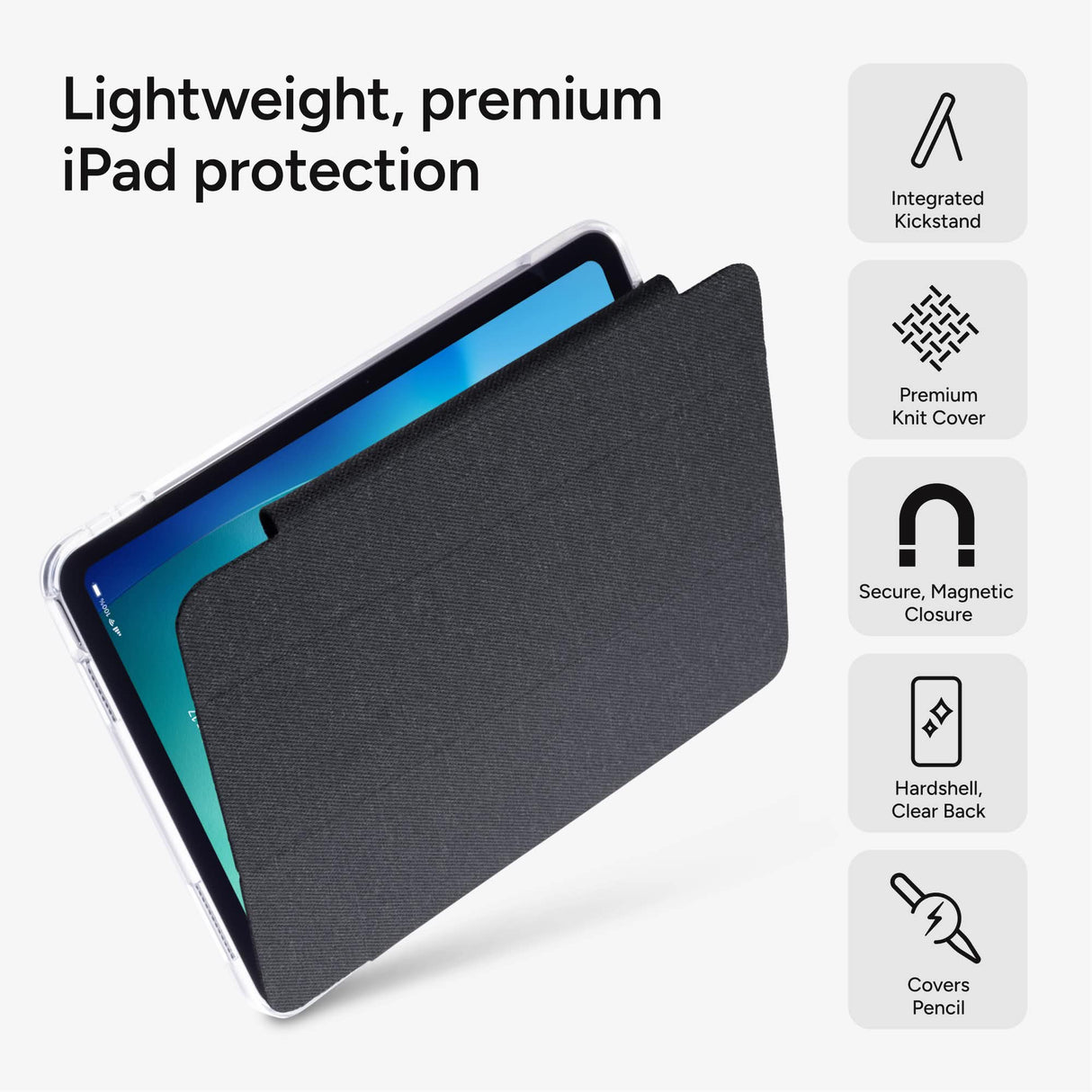 Mophie | Knit Pro Folio For 11 inch iPad Air (M4/M3/M2), 10.9 inch iPad Air ( Gen 5/4)
