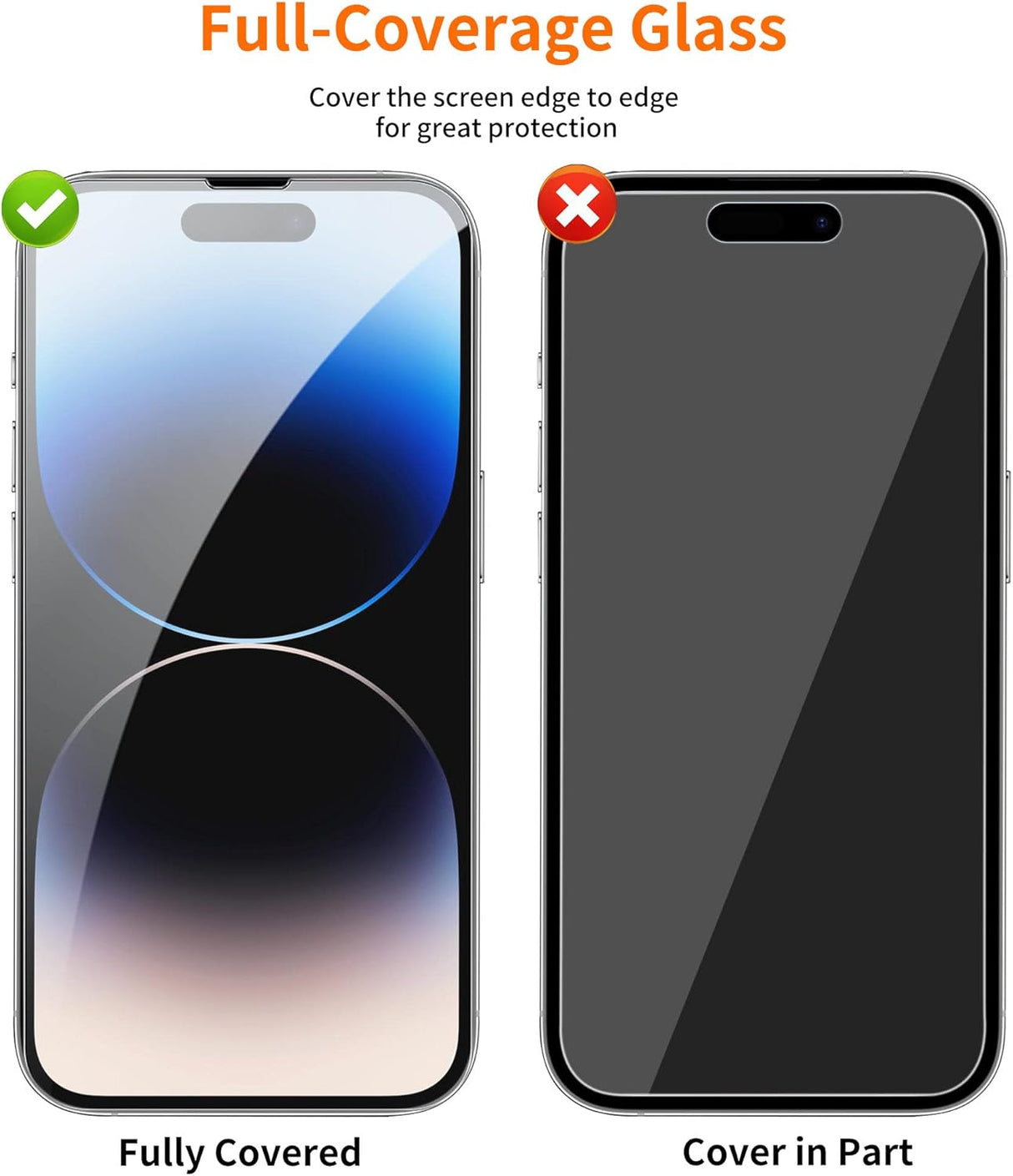 iPhone 14 Plus (2 Pack) Magic Box Tempered Glass Screen Protector