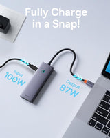 Baseus UltraJoy Series 7-Port HUB Docking Station (Type-C to HDMI) Space Grey