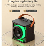 Havit SK822BT Portable Bluetooth Speaker – Includes 2 Wireless Microphones for Karaoke & Events