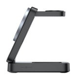 Havit 3-in-1 Wireless Charger 15W – Qi Fast Charge for Smartphones, Smartwatches & Earbuds with Alarm