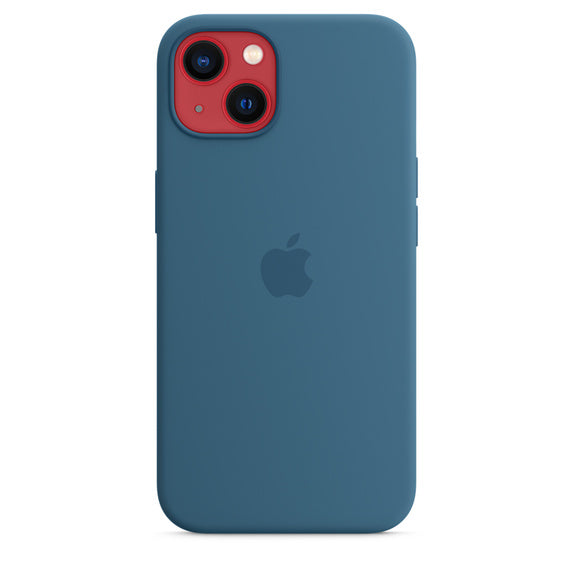 iPhone 13 Silicone Case with MagSafe – Abyss Blue - Apple (UK)